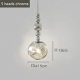 Retro Luxury Lava Pendant Light Nordic Restaurant Bar Table Lamp Italian Minimalist Bedroom Headboard Eye Protection Lamp