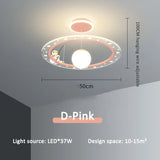 Children's Room Pendant Lamp Creative Cartoon Astronaut Starry Sky Boy Girls Bedroom Chandelier Modern Restaurant Lighting Decor