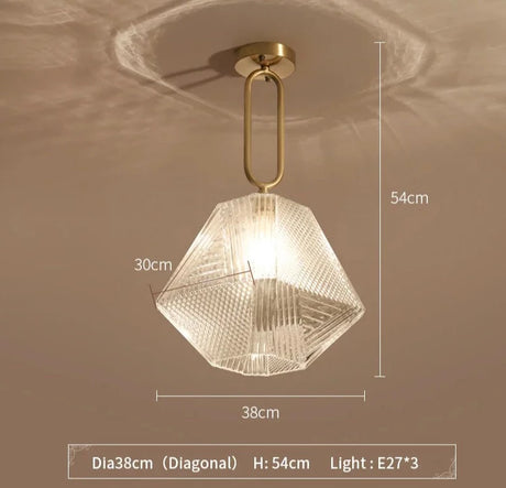 Gold Pendant Lights Chandeliers LED Lamp Modern Home Indoor Fixture AC110-220V Coffee Room Hanging Bar LED Light New Arrival