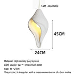 Creative Conch Pendant Light Home Decor Indoor Restaurant Lighting 2026 New Bar Island Table Modern Wabi Sabi Ceiling Chandelier