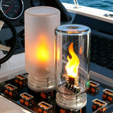 USB Car Ambient Light - LED Flickering Candle Bulb for Interior Decoration