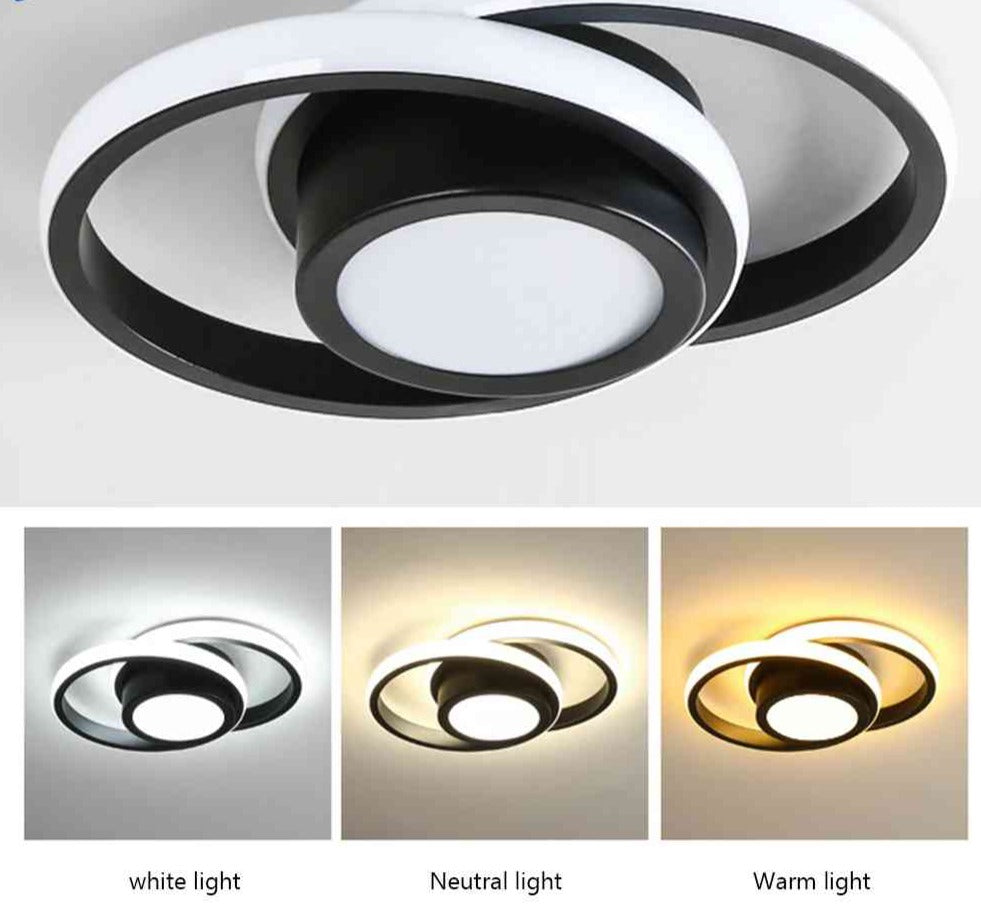LED Ceiling Lamp Modern Dimmable Bedroom Chandelier Ceiling Lights for Dining Room Living Room Nordic Aisle Lamp
