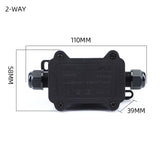 IP68 Waterproof Submersible Junction Box - Weatherproof Outdoor Cable Connector & Electrical Box for Underwater & Garden Use