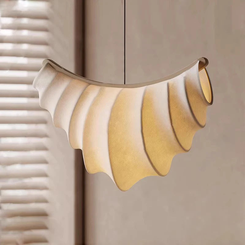 Silk Pendant Lamp Japanese Minimalism Wabi Sabi Ceiling Lamp Living Room Dining Room Bedroom Pendant Lamp Modern Light