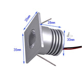 Square Lamp Mini Light With Embedded Ceiling 4W Spotlight Embedded Light DC12-24V AC100-240V LED Indoor Use Room Decor Pane