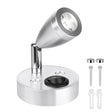 USB RV Lights Interior Reading Lamp LED Bedside Lamp 3W RV Wall Sconce Light Fixtures Rotatable Spot Lights Boat Camper Van Lamp