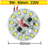 10-Pack AC 220V LED PCB Aluminum Plate - Integrated IC Driverless Light Board
