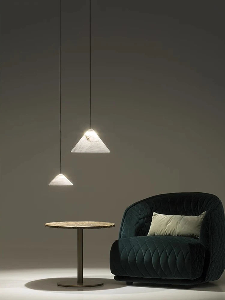 LED 2026 New Trend Marble Series Lustre Hanging Lamp Chandelier Indoor Lighting Suspension Luminaire Lampen For Dinning Room