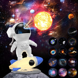 Astronaut Starry Sky Projector - Galaxy Nebula Night Light for Bedroom & Playroom
