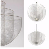 Artpad Modern Moooi Metal Grid Ceiling Chandelier Designer Chrome Meshmatic Dining Table Restaurant Led Large Hanging Lamps