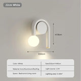 U Shape Wall Lamp Nordic Sconce Lights For Bedroom Living Room