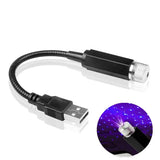 A galaxy-like atmosphere in your car with the USB-powered Romantic LED Car Roof Star Night Light Projector.