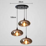Modern Glass Led Lights Pendant Lamps for Living Room Chandeliers for Dining Room Hanging Light Indoor Lighting Suspension