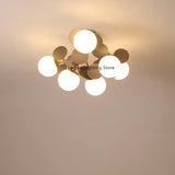 2026 Colourful Chandelier Children Bedroom Ceiling Lamp Dining Living Room Kitchen DownLight Glass Bubble