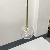 Nordic Modern Chandelier Pendant Lights Fixture Glass Ball Lampshade Bedroom Dining Room Hanging Lamp Restaurant Decors Luster's