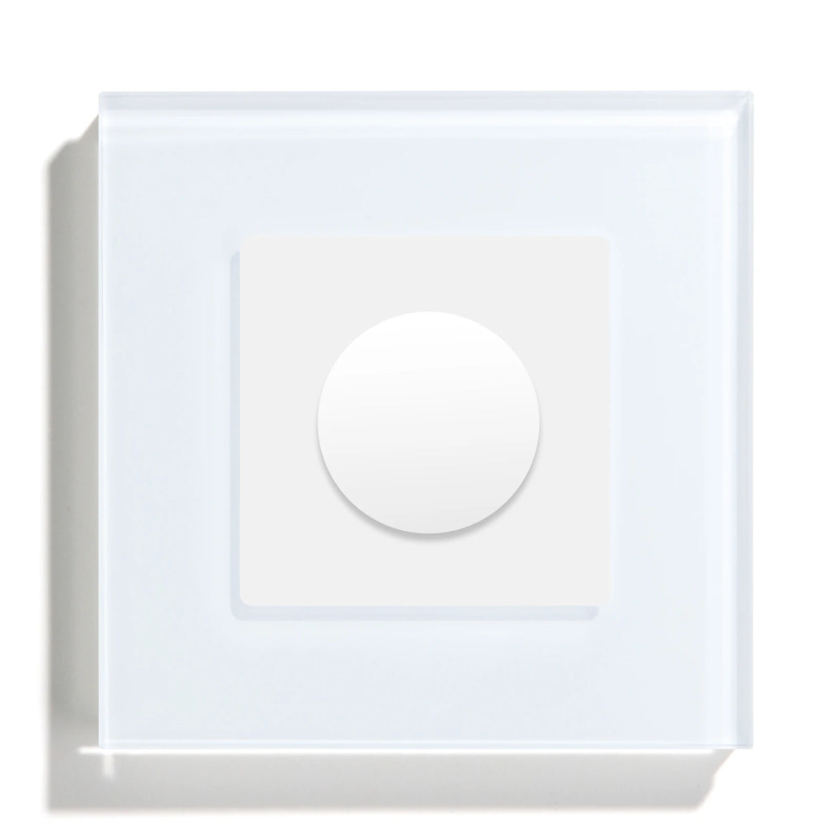Dimmer Light Switch Rotary Knob Glass Mechanical LED Dimmable Wall Mounted Switches EU Standard Switches