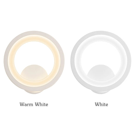 Round Wall Mount Light European Wall Sconces Lighting Wall Lamp Fixture for Bedside Corridor Bedroom Living Room Hallway Light