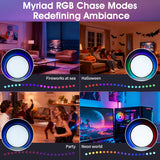 Tuya Ultra-Thin 0.98 Inch Smart LED Ceiling Light - 36W/28W RGB Dimmable Alexa Lamp