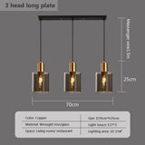 Modern LED Glass Pendant Light Foyer Dining Bedroom pendant lighting Coffee Living Room Restaurant Hotel Indoor Hanging Lamp