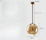Nordic Style Designer Postmodern Luxury Glass Single Head Pendant Lamp Creative Art Bar Dining Lighting Fixture