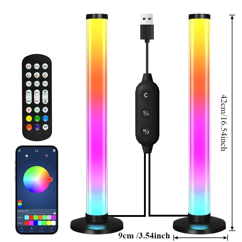 LED Floor Lamp RGB Remote & APP Control Music Sync Corner Lighting Timer Modern Mood Standing Lamp for Living Room Gaming