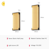 Solar Wall Light (Stainless Steel, Waterproof) - Black Outdoor Auto On/Off LED Sconce Lighting Fixture for Balcony, Patio, Garden & Villa Gate Decor