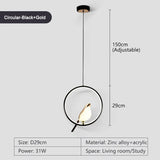 Rotatable Magpie Bird LED Pendant Light for Bedside Bedroom Indoor Gold Silver Hanging Lighting Chandelier Lamps Foyer AC85-265V