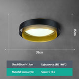 Nordic Round Ceiling Light Lamp Bedroom Living Room Lamp adario Soffitto Modern Lucer's Led Habit action Techno  Para Sala