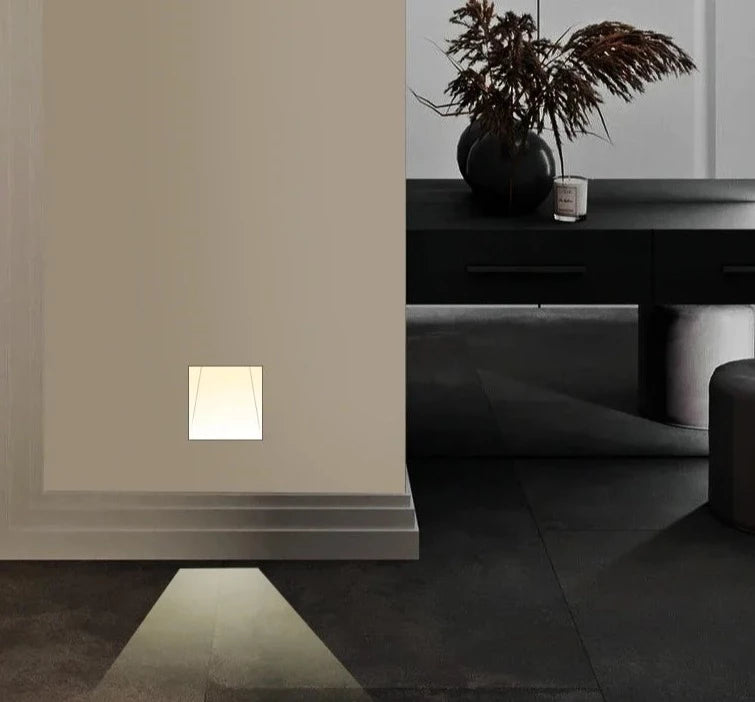 CHILLGIO Magnetic Sensor Staircase Light Step Outdoor Modern Night Lighting Waterproof Interior Recessed In Shadeless Stair Lamp