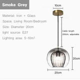 Modern Glass Pendant lamp Nordic Suspension Chandeliers for Living Dining Room Kitchen Bedside Hanging Lamp Fixture Luster