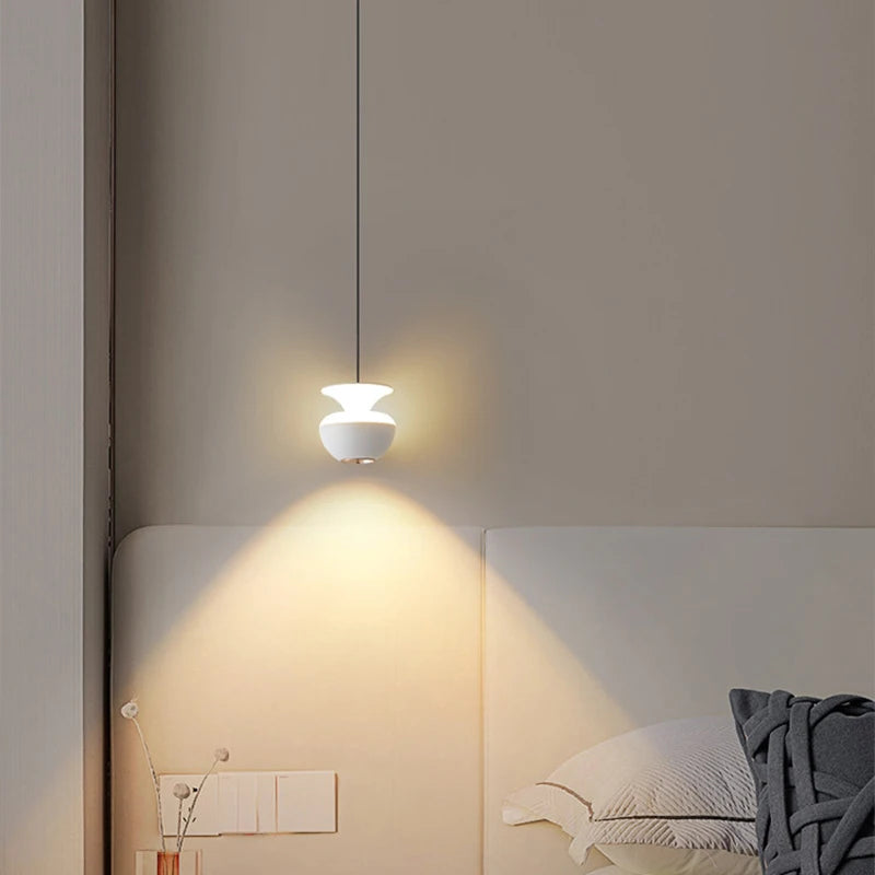 2026 New Bedside Led Pendant Lights Simple Bedroom Aisle Porch Cloakroom Small Chandelier Modern Home Indoor Decor Lighting Lamp