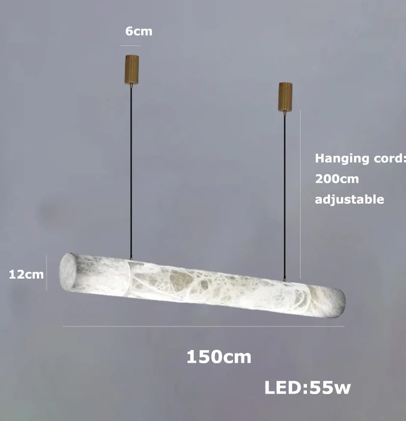 2026 New Trend Marble Collection LED DIY Hanging Lamps Chandelier Lighting Fixtures Lustre Suspension Luminaire Lampen For Foyer