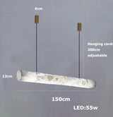 2026 New Trend Marble Collection LED DIY Hanging Lamps Chandelier Lighting Fixtures Lustre Suspension Luminaire Lampen For Foyer