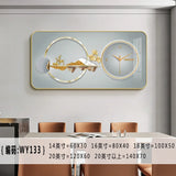 Nordic elk wall clock living room Creative fashion perpetual calendar electronic clock wall atmosphere dining room decoration