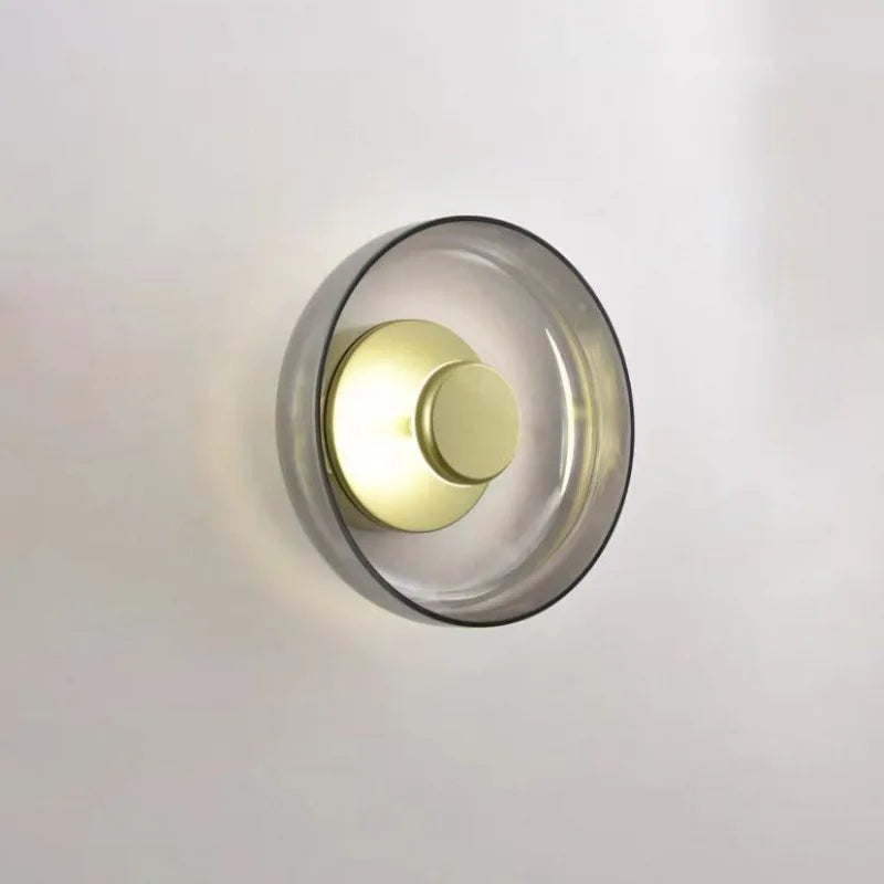 Modern Wall Lamp Glass Led Lighting Bowl Hanging Sconces Nordic Living Bedroom Bedside lamp kitchen Indoor Decors Light Fixtures