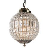 Retro Vintage Royal Empire Ball Chandelier Crystal Modern Pendant Lamp Lights E27 For Living Room Bedroom Bathroom Hotel