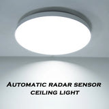 Radar Sensing Modern Ceiling Light 110V Motion Sensor Ceiling Light 20W 30W Led Ceiling Lamp Smart Ceiling Light for Living Room