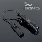 Tactical M600 / M300 LED Scout Light with Dual Pressure Switch for 20mm Rail