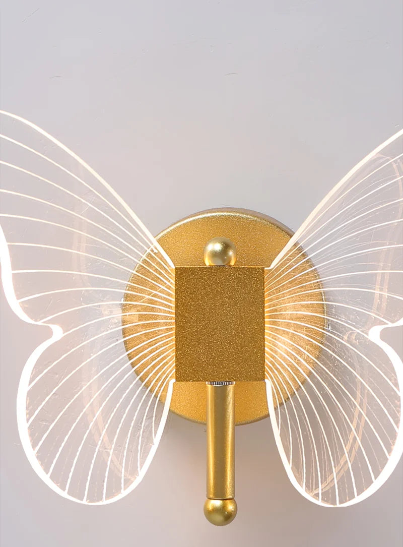 LED Pendant Light Fixture Butterfly Hanging Lamps For Ceiling Kitchen Bedside Living Room Decor Pendant Lamp