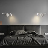 Modern Long Arm Wall Lights Gold Black White Metal Rotatable Foyer Bedside Reading Room Lamp E27 Bulb Drop shipping