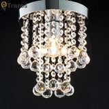 European Modern Aisle Light Corridor Hallway Creative Lighting Stair Entry Light Entry Channel Small Ceiling Light Crystal Lamps
