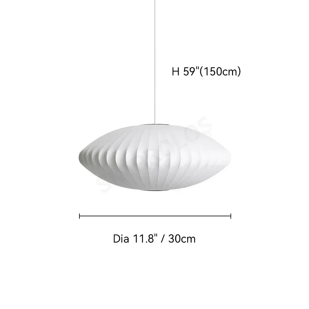 Wabi-sabi Silk LED Pendant Lamp Denmark Designer Hanging Light Living Room Hotel Restaurant Factory Direct High-End Home Decor