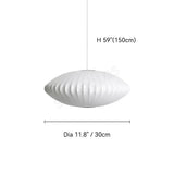 Wabi-sabi Silk LED Pendant Lamp Denmark Designer Hanging Light Living Room Hotel Restaurant Factory Direct High-End Home Decor