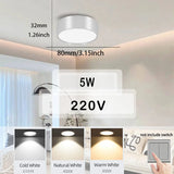 Bathroom Light Waterproof Led Ceiling Lights 18W 30W 40W Round Led Ceiling Lamp For Kitchen Living Room Balcony Toilet 110V 220V