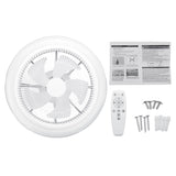 Ceiling Fan With Led Light And Romote Control Electric Fan Silent Fan 18 Inch Fans Bedroom Decoration Lamp For Home 110V/220V