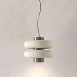 Duplex Minimalist Marble Pendant Lights High-end Light Luxury Restaurant Lighting Living Room Study Window Pendant Light