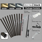 LED Strip Light for Wood Slat Wall Panel - Recessed Self-Adhesive Lighting