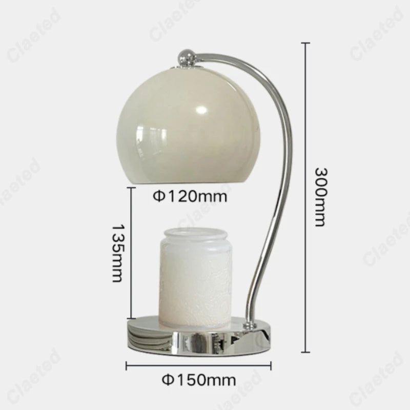 European Wax Melting Lamp & Reed Diffuser - Romantic LED Bedside Nightlight