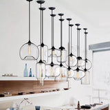 Caren Lighting handmade Glass Modern Nordic hanging loft Glass Pendant Light decor Lights Fixtures led filament dinningroom Lamp