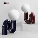 Nordic Postmodern Model Desk Lamp Hotel Children's Room Bedroom Living Room Minimalist Creative Glass Lamp Study Decoration Lamp
